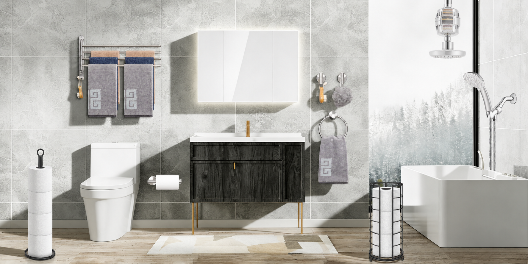 NearMoon bathroom product family collection